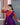 PURPLE  Banarasi Zari Weaving Sleeves Glorious Traditional Gown  5