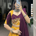 Mustard Color Trending Navaratri Chaniya Choli 2