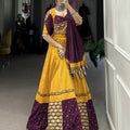 Mustard Color Trending Navaratri Chaniya Choli 1