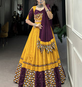 Mustard Color Trending Navaratri Chaniya Choli