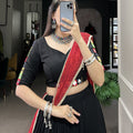 Black Navratri Gota Lace Border Chaniya Choli 2