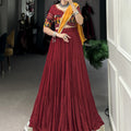 Designer maroon Color Navratri Chaniya Choli