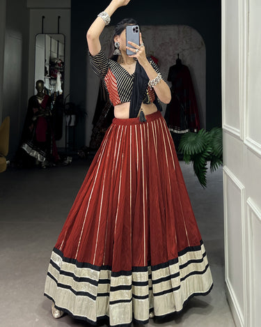 Navaratri Special Chaniya Choli With Chanderi Style 6