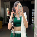  GREEN Traditional Navratri Chaniya Choli - 2023  3