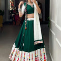  GREEN Traditional Navratri Chaniya Choli - 2023  1