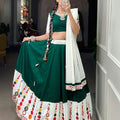  GREEN Traditional Navratri Chaniya Choli - 2023  2