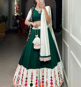  GREEN Traditional Navratri Chaniya Choli - 2023 