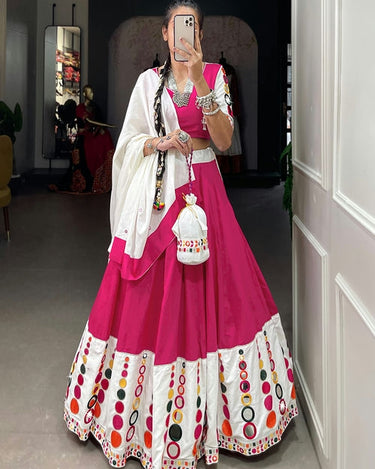 PINK  Traditional Navratri Chaniya Choli - 2023 