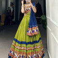 Parrot Color Special Navratri Chaniya Choli 1