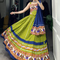 Parrot Color Special Navratri Chaniya Choli 4