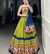 Parrot Color Special Navratri Chaniya Choli