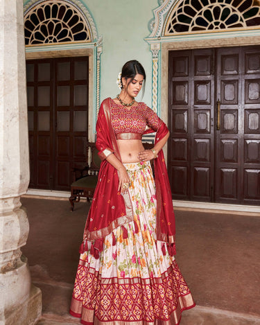 RED Special Lehenga Choli Collection of Wedding( Patola Style ) 2