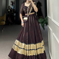 Black Latest Navratri Bandhej Print Chaniya Choli 5