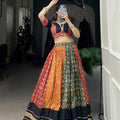 Dola Silk with pure Cotton Navratri Chaniya Choli 9