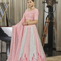 Light Pink Georgette Lehenga Choli 