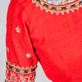 Red Colour Paithani Lehenga Choli 5