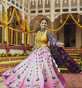 Pink Color Designer Navaratri Chaniya Choli 1