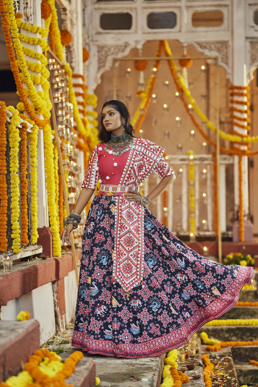 Black Color Navratri Chaniya Choli 