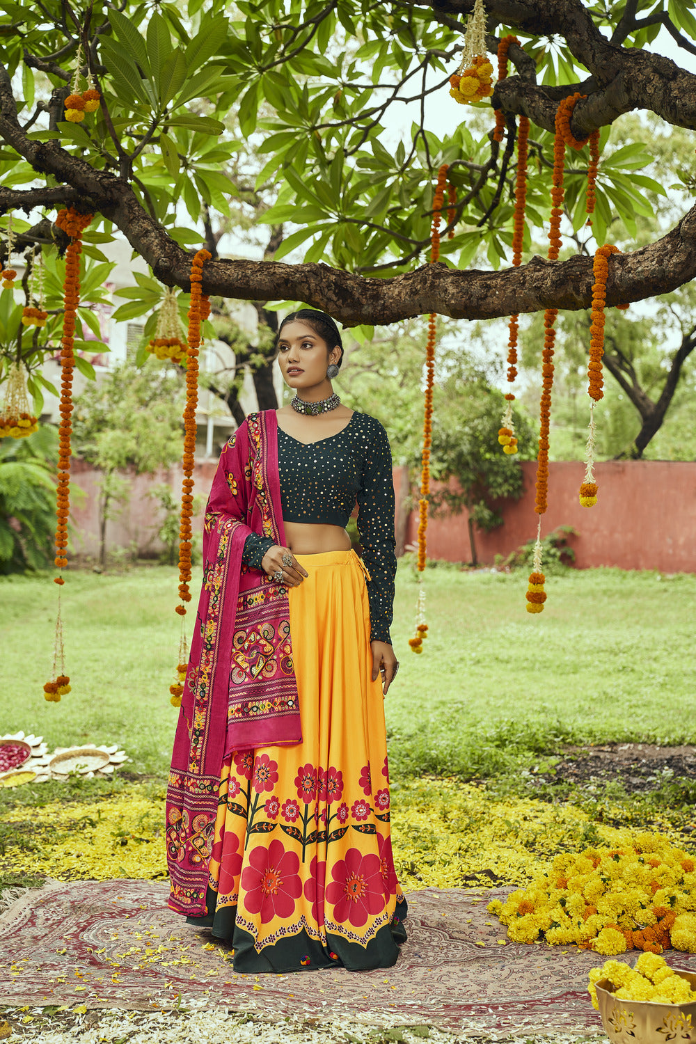 Yellow Color Special Navratri Chaniya Choli