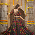 Designer Black Color Navratri Chaniya Choli 3