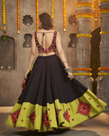 Special Black Color Navaratri Chaniya Choli 3