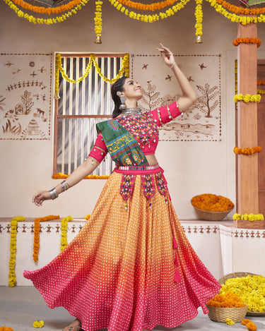 Yellow Color Navratri Chaniya Choli 1