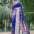  BLUE paithani weaves sarees