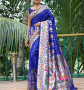  BLUE paithani weaves sarees
