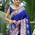  BLUE paithani weaves sarees 1