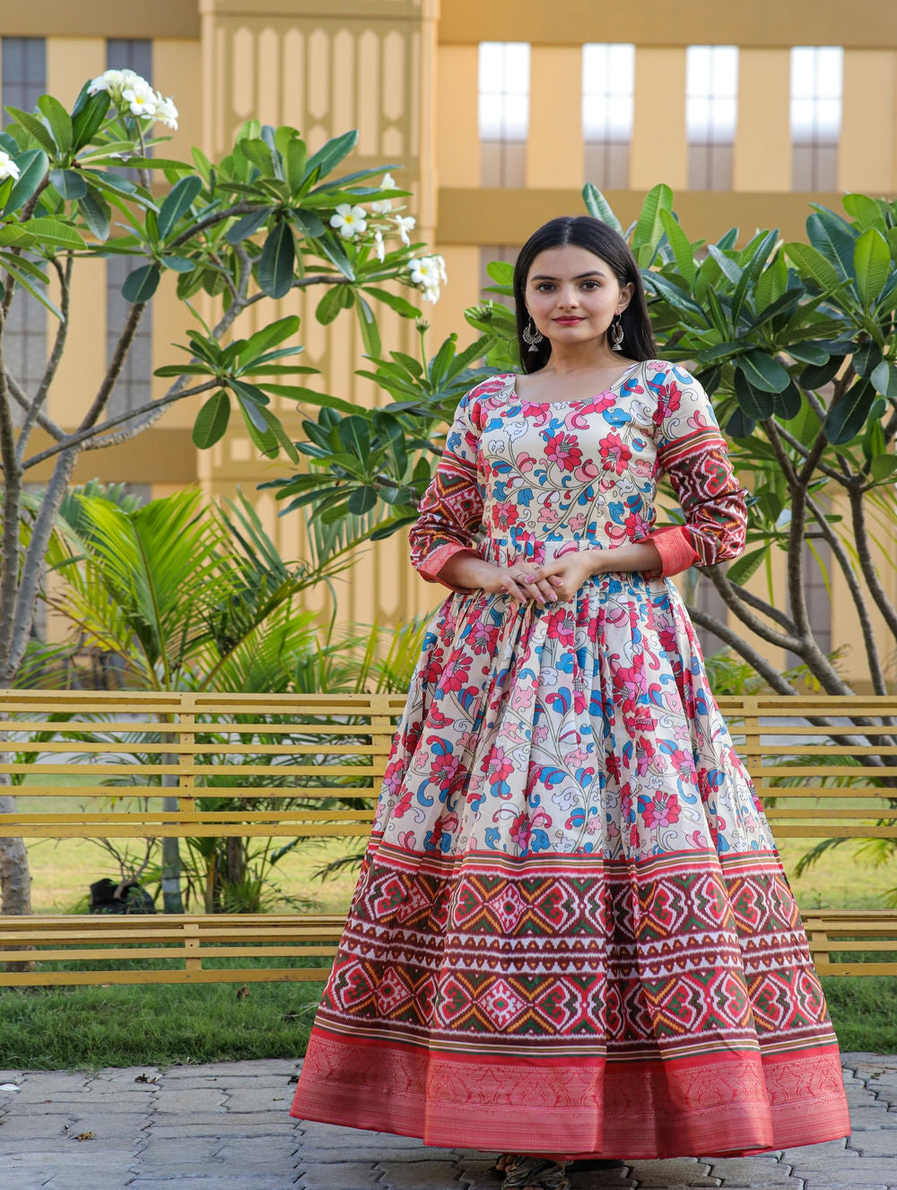 Designer hotsell banarasi gown