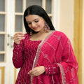 Pink Colour Top Sharara Dupatta 1