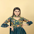 Rama Colour Cocktail Palazzo Top With Dupatta 2