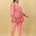 Pink Colour New Designer Party Wear Pant With Top 3