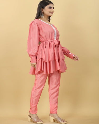 Pink Colour New Designer Party Wear Pant With Top 3