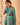 TEAL BLUE Pure paithani silk saree with jaal design 3