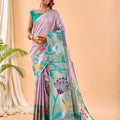 PURPLE PURE PAITHANI SILK SAREE 2