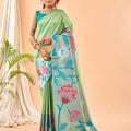 GREEN PURE PAITHANI SILK SAREE