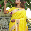 Yellow Colour Devangi Paithani Saree 2