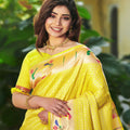 Yellow Colour Duck Paithani Saree 1