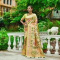 Limbu Colour Paithani Ena Saree