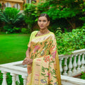 Limbu Colour Paithani Ena Saree 1