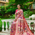 Pink Colour Paithani Ena Saree 1