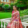 Pink Colour Paithani Ena Saree 2