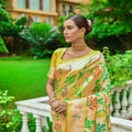 Yellow Colour Paithani Ena Saree 1