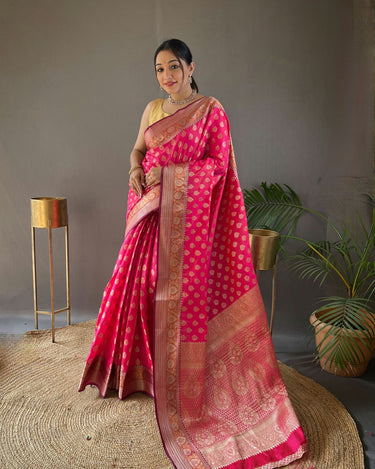 PINK  rosy soft silk saree with beautiful border and rich pallu 