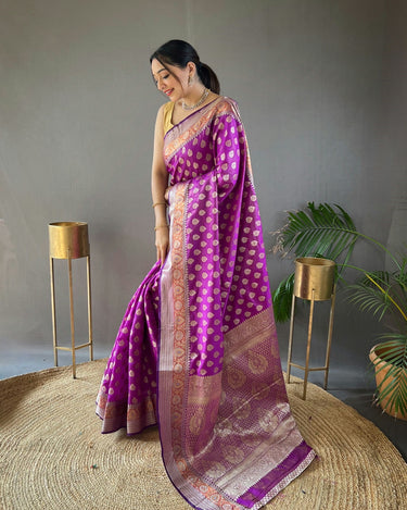 WINE  rosy soft silk saree with beautiful border and rich pallu  2