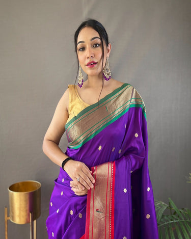 WINE paithani weaving sarees 1