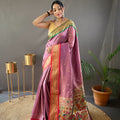 LIGHT PINK   paithani weaving sarees 2