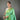 PERROT GREEN Beautiful Lucknowi weaving saree 2