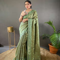 Wine Pure matka silk soft saree